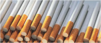 Bild: Zu sehen ist die Droge Nikotin in Form von Tabak bzw. Zigaretten
